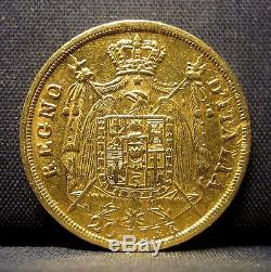 1809-m Italy 20 Lire Gold Kingdom Of Napolean 20l Napoleone L@@k Trusted