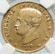 1810/09 ITALY Italian KINGDOM of NAPOLEON BONAPARTE Gold 40 Lire Coin NGC i84257