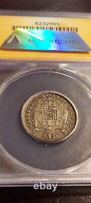 1810 M Napolean Bonepart 1 Lira Silver Coin ANACS Fine 15 King of Italy