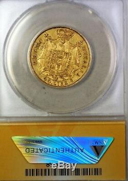 1812-M Italy 40L Lire Napolen Gold Coin ANACS VF-30