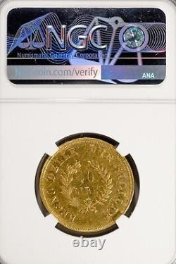 1813 Gold 40L Naples & Sicily Joaquin Murat NGC Certified AU 53 Ancient Coins
