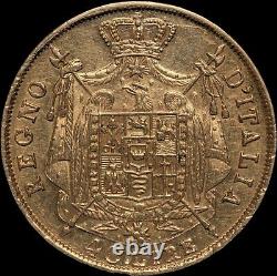1814M Italian States Kingdome of Napoleon 40 Lira Gold Coin KM# 12