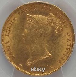 1815 40 L PCGS MS 61 Italy-Parma C#32 gold coin Portrait of Queen Maria Louisa