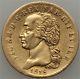 1818 Gold 20 Lire Italy Sardinia, Very Scarce Early Type
