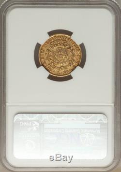 1828 Gold 20 Lire Italy Sardinia, Very Scarce, Ngc Xf-45