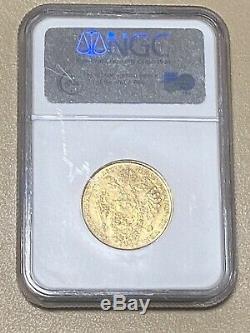 1830/20m Lombardy Italy Venetia 1 Sovrano Gold Ngc Ms 62 Rare Coin