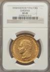 1830 Genoa Gold 80 Lire Italy Sardinia, Scarce, Ngc Xf-45