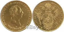 1831 Rare Lombardy Italy Austria Venetia 1 Sovrano Gold Coin