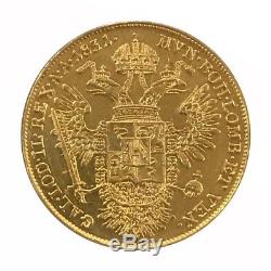 1831 Rare Lombardy Italy Austria Venetia 1 Sovrano Gold Coin