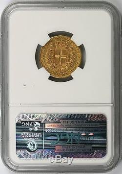 1838-P Italy Sardinia Gold 20 Lire NGC XF45 Anchor