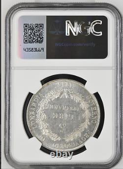 1848 Italy Lombardy 5 Lire Coin (5L, 5 Lira) Certified NGC AU 58