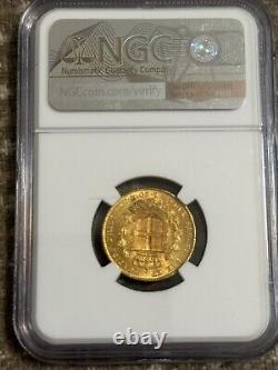1849A Sardinia, Charles Albert I. Gold 20 Lire Coin. NGC MS63! 100000 Mintage! R
