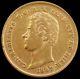 1849 Gold Sardinia Italy 20 Lire Carlo Alberto Coin Extremely Fine Genoa Mint