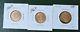 1863, 1865, 1873 Italy GOLD 20 Lire Coins. 0.5601 AGW +NR