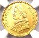 1863 Italy Papal States Pius IX Gold 2.5 Scudi Coin NGC MS66 (Gem BU) Rare