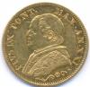 1866-xxi Gold 10 Lire Vatican, Very Rare, Only 8579 Minted