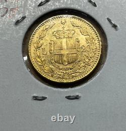 1882 R ITALY 20 LIRE Gold Coin 6.4g 0.1867 troy ounce HIGH GRADE Others listed