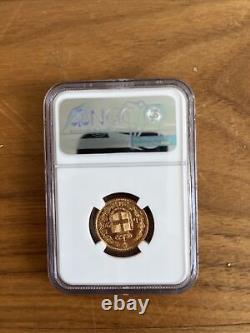 1882-R ITALY 20 Lire Gold Coin, NGC MS63, KM21 #2052