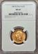 1897 R Gold Italy 20 Lire Umberto I Coin NGC Mint State 62