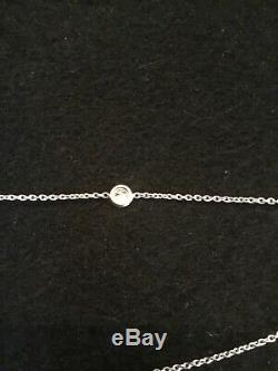 18K 4.55 ctw $15000 ROBERTO COIN 36 STATION DIAMOND BY THE INCH NECKLACE