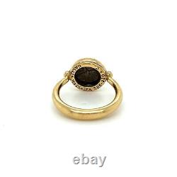 18K Gold Bvlgari Monete Ancient Coin Gold Ring Gallia-Massalia, 385-220 B. C