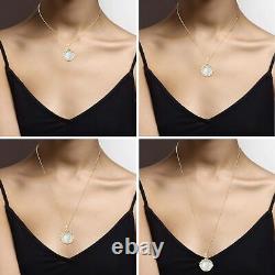 18K Gold over Sterling Silver Reversible Flip 100 Lira Coin PendantMade in Italy