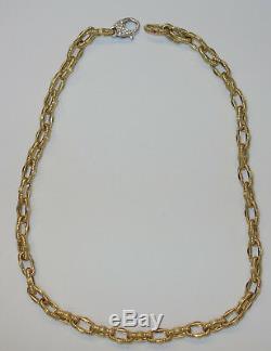 18K Roberto Coin chain link Necklace 49.6 GRAMS