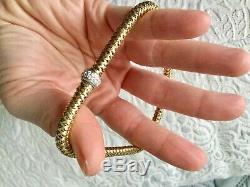 18k Gold Roberto Coin Primavera Bracelet