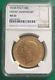 1923 R ITALY 100L FASCIST ANNIVERSARY RARE REAL NGC AU 53 gold coin