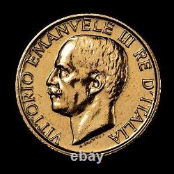 1923-R Italy 20 Lire Gold Coin 0.1867 AGW SKU-G3627