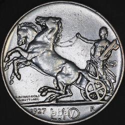 1927 R Italy Silver 10 Lire AU/Classic Must-Have World Coin/Beautiful Eye Candy