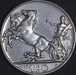 1927 R Italy Silver 10 Lire AU/Classic Must-Have World Coin/Beautiful Eye Candy