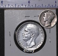 1927 R Italy Silver 10 Lire AU/Classic Must-Have World Coin/Beautiful Eye Candy