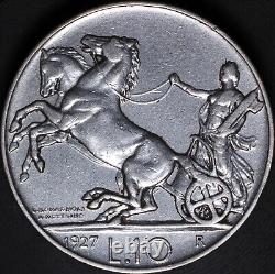 1927 R Italy Silver 10 Lire AU/Classic Must-Have World Coin/Beautiful Eye Candy