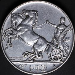 1927 R Italy Silver 10 Lire AU/Classic Must-Have World Coin/Beautiful Eye Candy