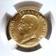 1931 R IX Gold Italy 100 Lire Ngc Mint State 62 Vittorio Emanuele III