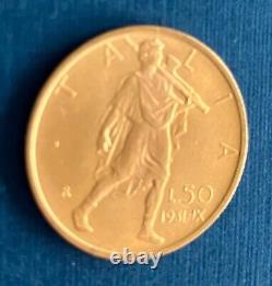 193i-ix Italy 0.900 Gold 50 Lire. (price Reduced)