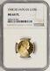 1958 XX Vatican Gold 100 Lire NGC MS64PL