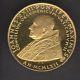 1962 Vatican II Council Pope John XXIII Gold Coin Catholic Religious Medal Rare
