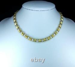 1970s Roberto Coin 4.50 Carat Diamonds and Yellow Gold Necklace and Ring Layaway