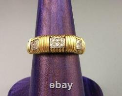 1970s Roberto Coin 4.50 Carat Diamonds and Yellow Gold Necklace and Ring Layaway