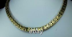 1970s Roberto Coin 4.50 Carat Diamonds and Yellow Gold Necklace and Ring Layaway
