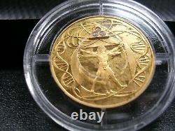 2000 Italy 3 Coins made from 3-Metals Honoring The New Millennium Proof Set 2000