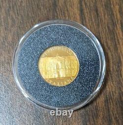 2001 50,000 Lire Gold Coin Reggia di Caserta (Palace of Caserta)