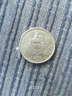 2002 50 cent euro coin italy