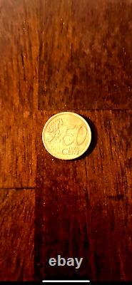 2002 ITALY -50 Euro Cent- Coin