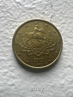 2002 ITALY -50 Euro Cent- Coin