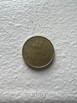 2002 ITALY -50 Euro Cent- Coin