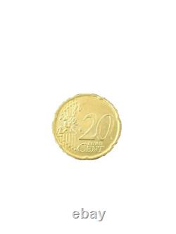 2002 Italy 20 Euro Cent Coin Error