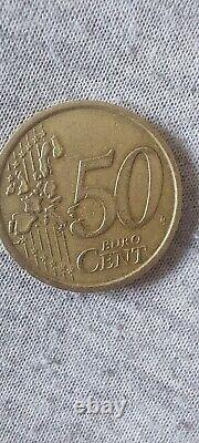 2002 italy 50 cent euro coins